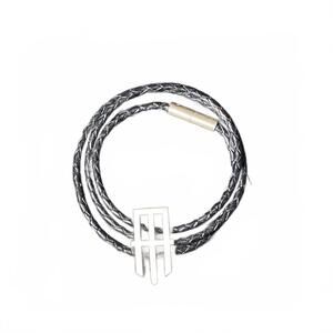 NEW MISSION ATELIER wingtip wrap cord bracelet in black
